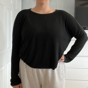 Brandy Melville ribbed long sleeve shirt